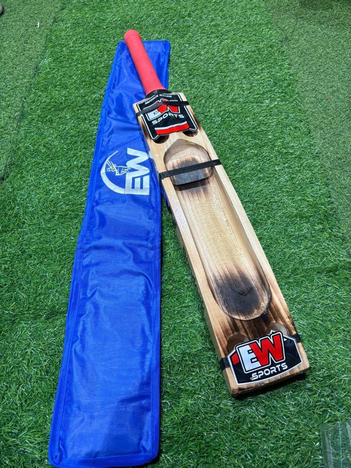 EWSPORTS Bandook Half Burn Cricket Bat (1kg) Kashmir Willow Cricket  Bat